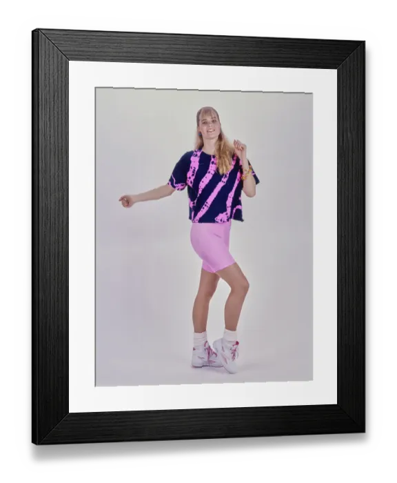 Framed Print : Summer Of 89 Womenswear Fashion Shoot