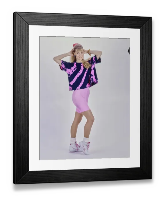 Framed Print : Summer Of 89 Womenswear Fashion Shoot