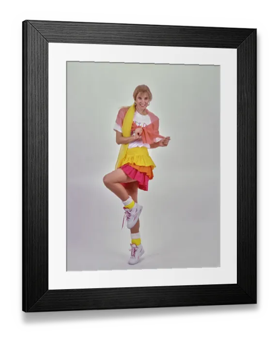 Framed Print : Summer Of 89 Womenswear Fashion Shoot