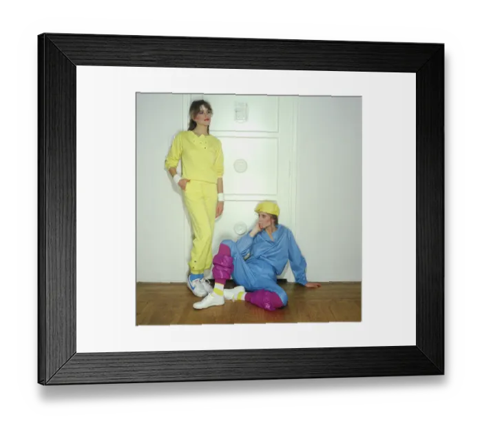 Framed Print : Summer Of 89 Womenswear Fashion Shoot