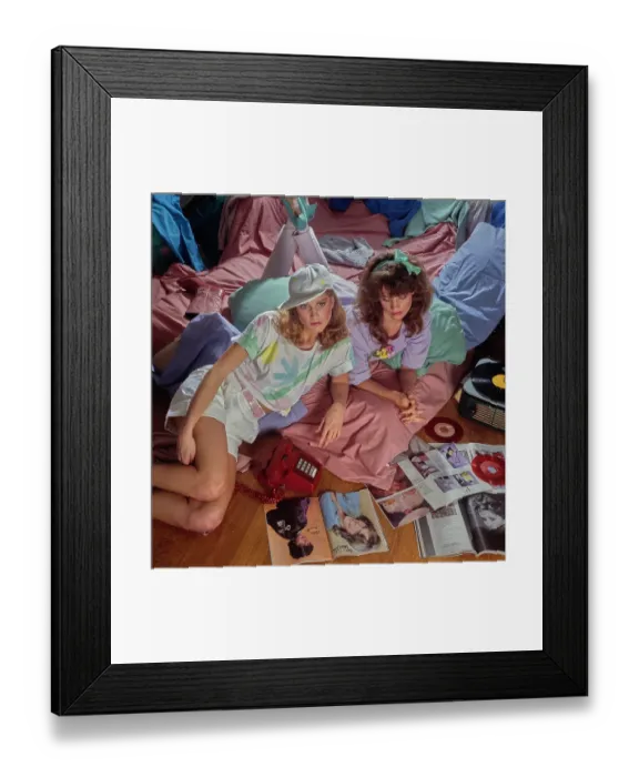 Framed Print : Summer Of 89 Womenswear Fashion Shoot