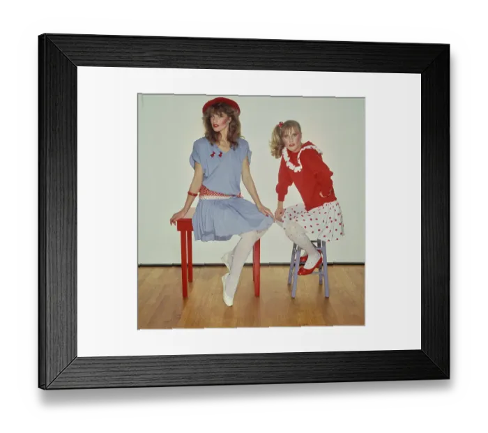 Framed Print : Summer Of 89 Womenswear Fashion Shoot