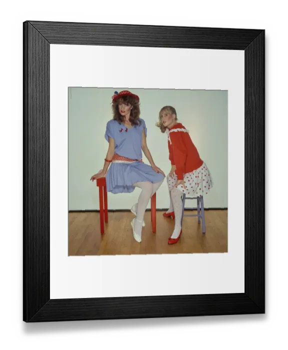 Framed Print : Summer Of 89 Womenswear Fashion Shoot