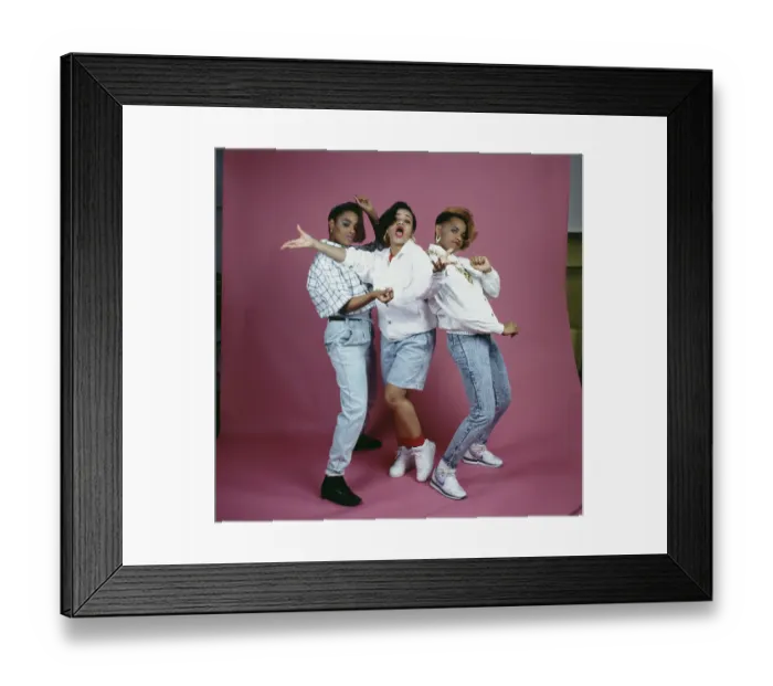 Framed Print : Salt-N-Pepa, American Hip-Hop Band Framed Print : Salt-N-Pepa, American Hip-Hop Band