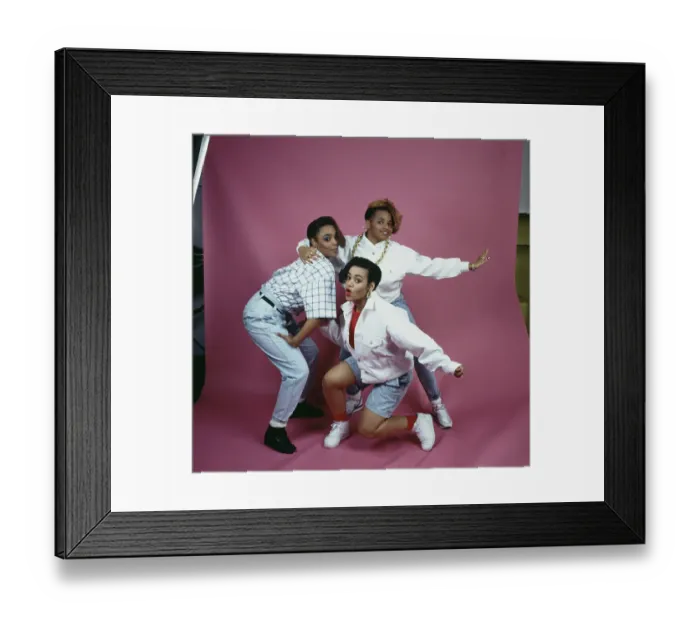 Framed Print : Salt-N-Pepa, American Hip-Hop Band Framed Print : Salt-N-Pepa, American Hip-Hop Band
