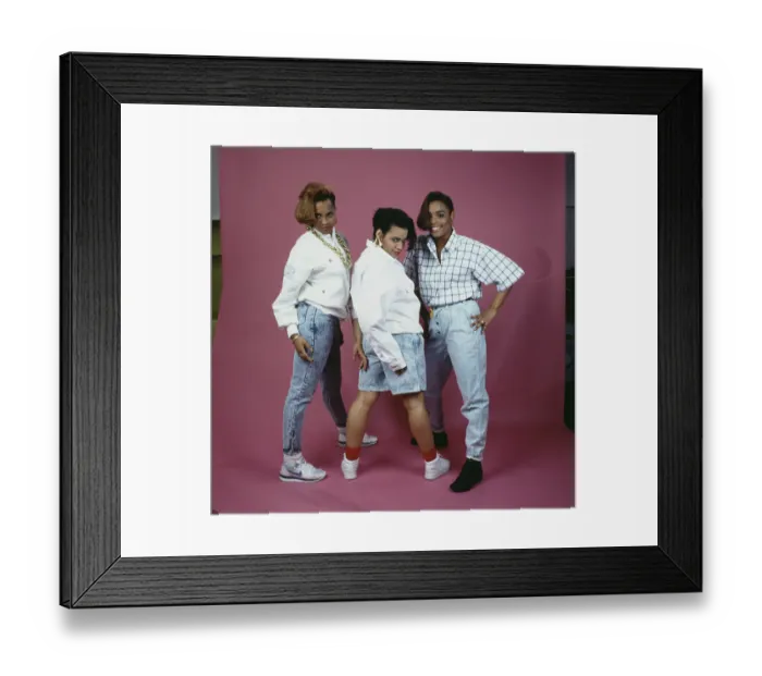 Framed Print : Salt-N-Pepa, American Hip-Hop Band Framed Print : Salt-N-Pepa, American Hip-Hop Band
