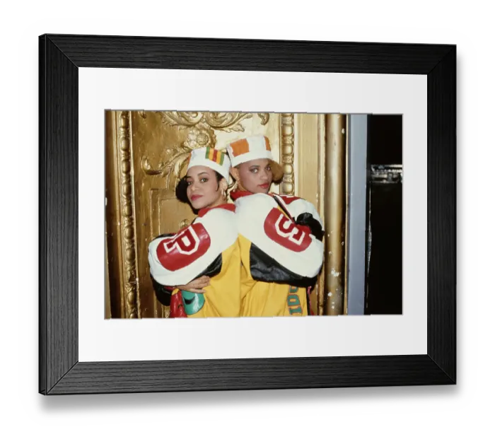 Framed Print : Salt-N-Pepa, American Hip Hop Band Framed Print : Salt-N-Pepa, American Hip Hop Band