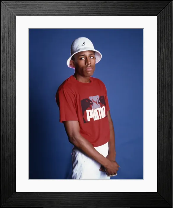 Framed Print : MC Shan Portrait Session Framed Print : MC Shan Portrait Session