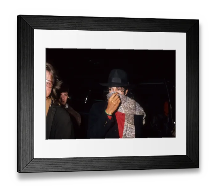 Framed Print : Pop Star Behind A Scarf Framed Print : Pop Star Behind A Scarf