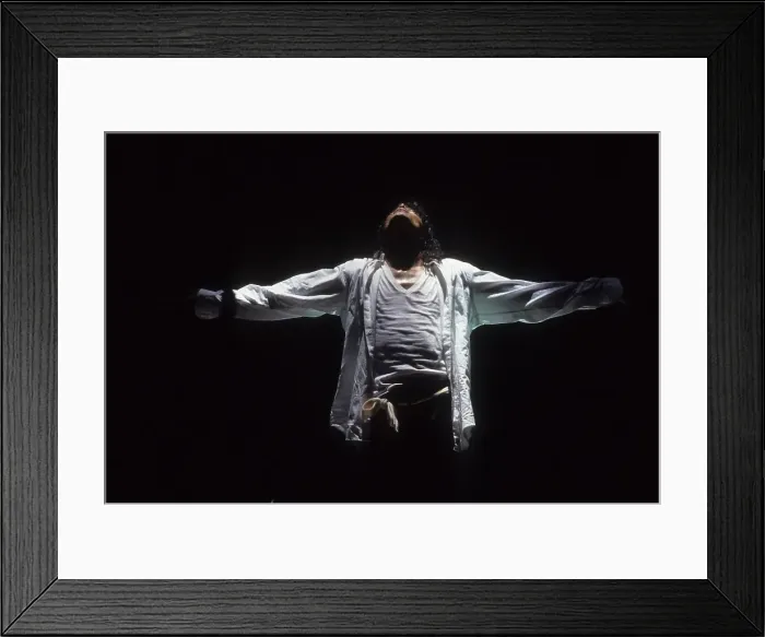 Framed Print : Pop Star Performing Framed Print : Pop Star Performing