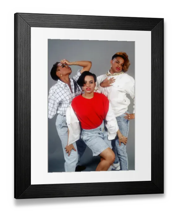 Framed Print : Salt-N-Pepa Portrait Framed Print : Salt-N-Pepa Portrait