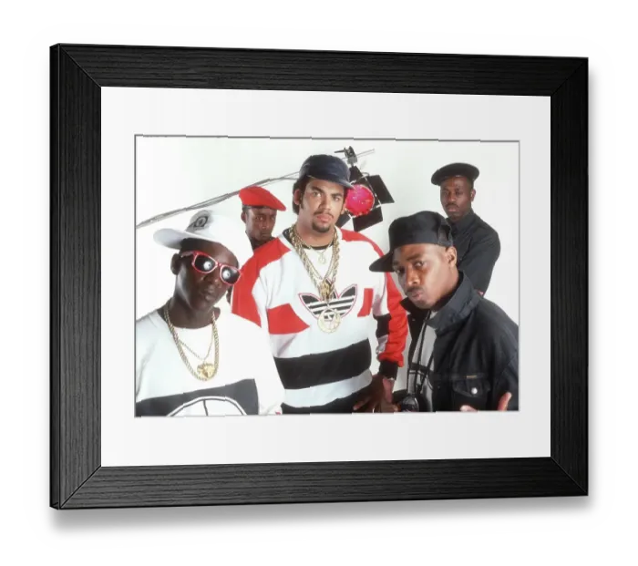 Framed Print : Public Enemy Portrait Framed Print : Public Enemy Portrait