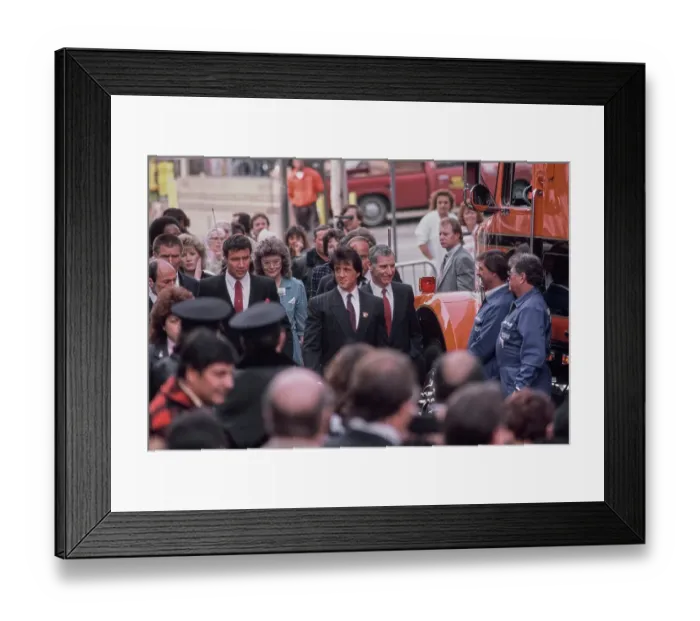 Framed Print : Give The Gift Of Literacy Campaign Launch, 1987 Framed Print : Give The Gift Of Literacy Campaign Launch, 1987