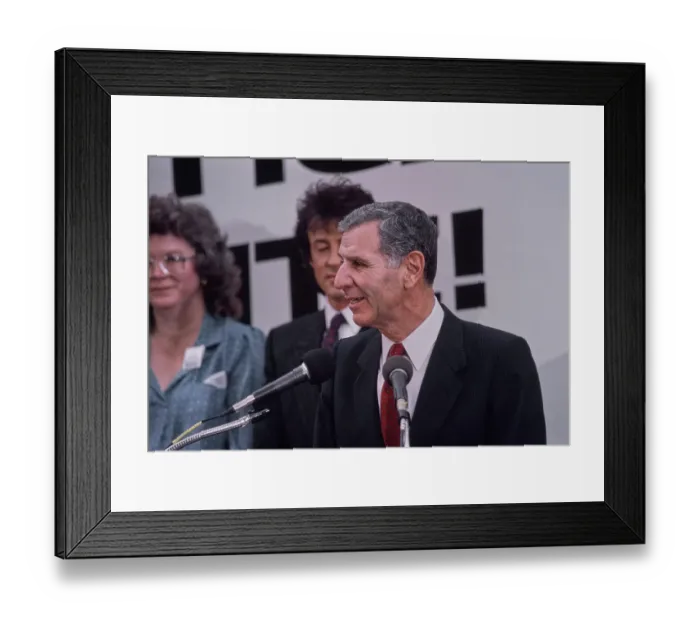 Framed Print : Give The Gift Of Literacy Campaign Launch, 1987 Framed Print : Give The Gift Of Literacy Campaign Launch, 1987