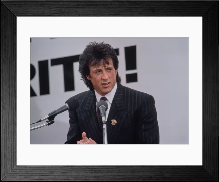 Framed Print : Give The Gift Of Literacy Campaign Launch, 1987 Framed Print : Give The Gift Of Literacy Campaign Launch, 1987