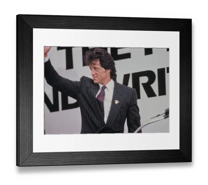 Framed Print : Give The Gift Of Literacy Campaign Launch, 1987 Framed Print : Give The Gift Of Literacy Campaign Launch, 1987