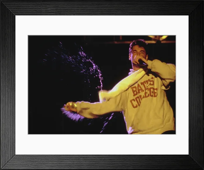 Framed Print : Beastie Boys Adam Yauch On Stage Framed Print : Beastie Boys Adam Yauch On Stage