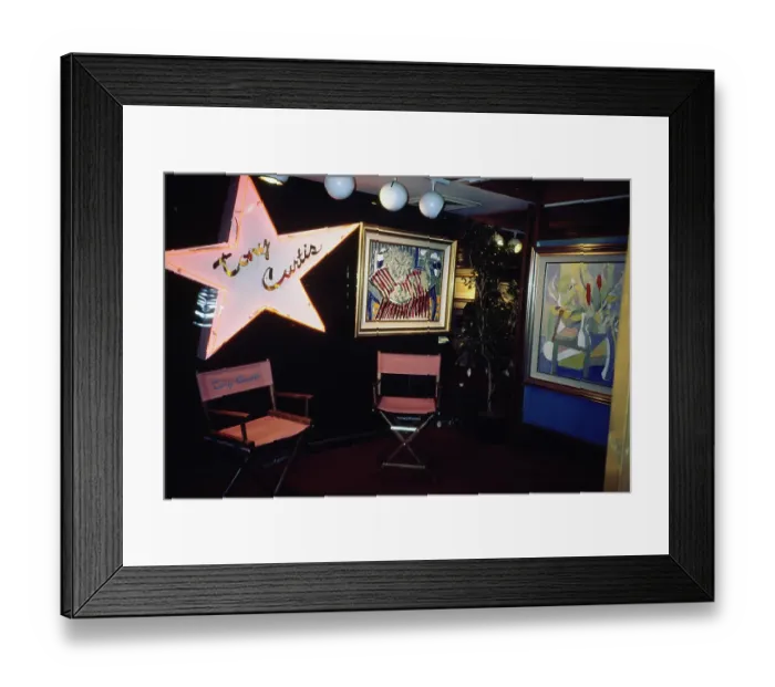 Framed Print : Tony Curtis Art Exhibition Framed Print : Tony Curtis Art Exhibition