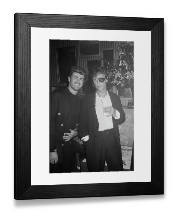 Framed Print : Peter Gatien And George Michael Framed Print : Peter Gatien And George Michael