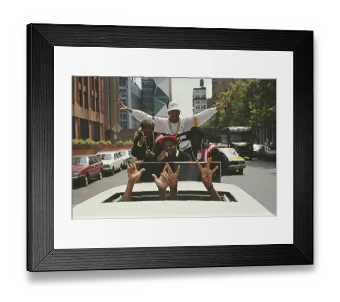 Framed Print : LL Cool J In Limousine Framed Print : LL Cool J In Limousine
