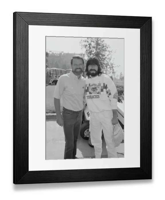 Framed Print : Glen Campbell and Randy Owen Framed Print : Glen Campbell and Randy Owen