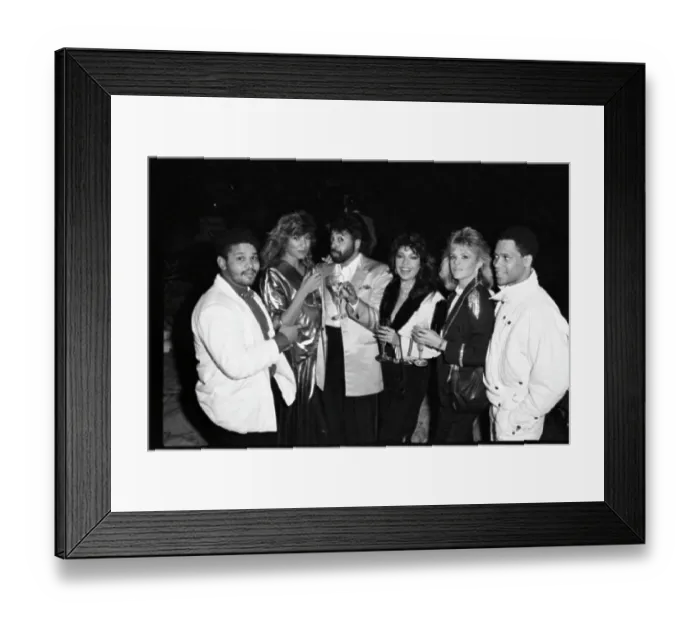Framed Print : Group Portrait at a Playboy Mansion Party Framed Print : Group Portrait at a Playboy Mansion Party
