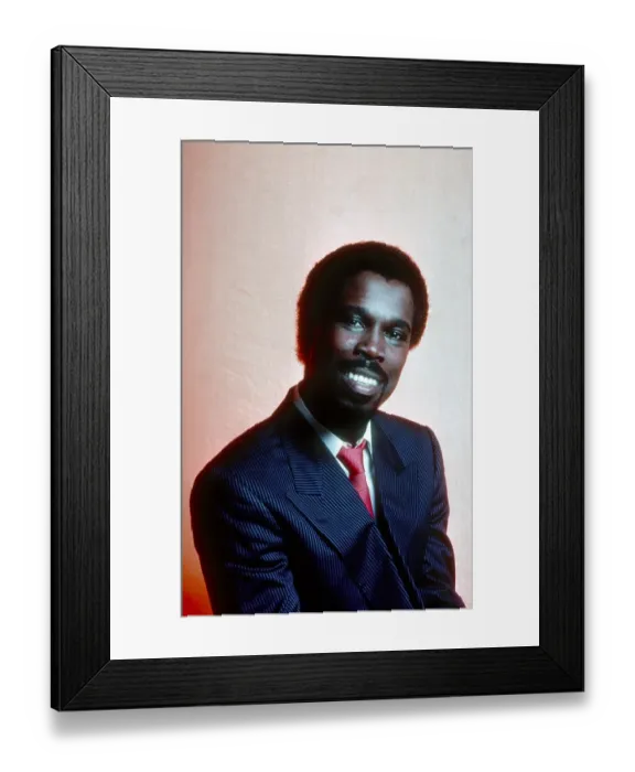 Framed Print : Billy Ocean Portrait Framed Print : Billy Ocean Portrait