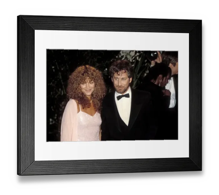 Framed Print : Steven Spielberg And Amy Irving Framed Print : Steven Spielberg And Amy Irving