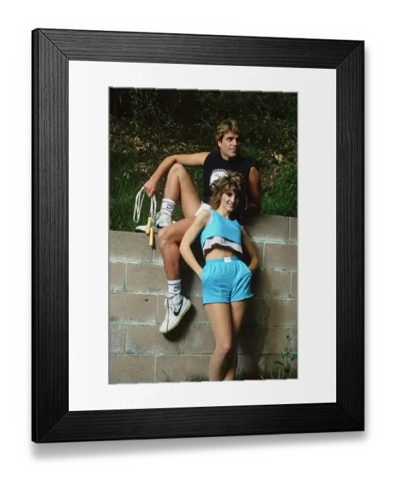 Framed Print : Eighties Fashion Shoot For Tiger Beat Framed Print : Eighties Fashion Shoot For Tiger Beat