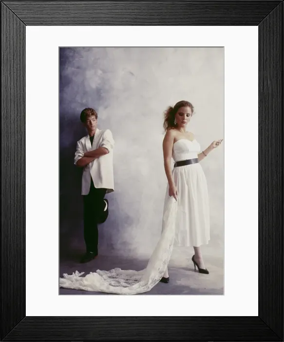 Framed Print : Eighties Fashion Shoot For Tiger Beat