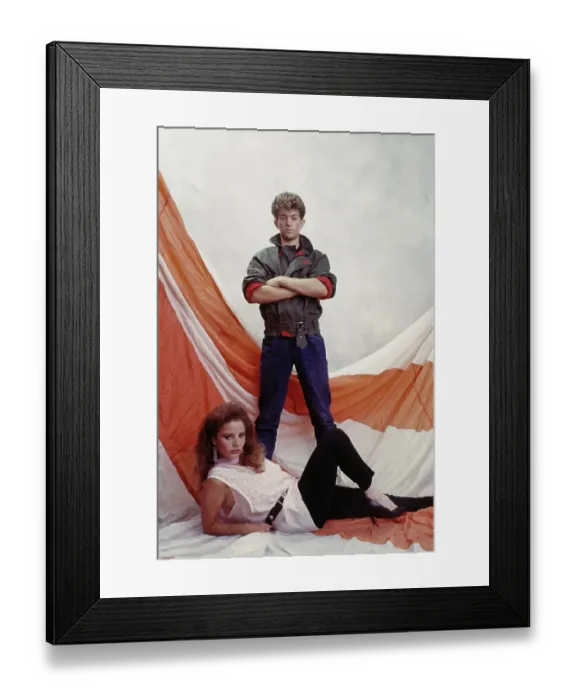 Framed Print : Eighties Fashion Shoot For Tiger Beat Framed Print : Eighties Fashion Shoot For Tiger Beat