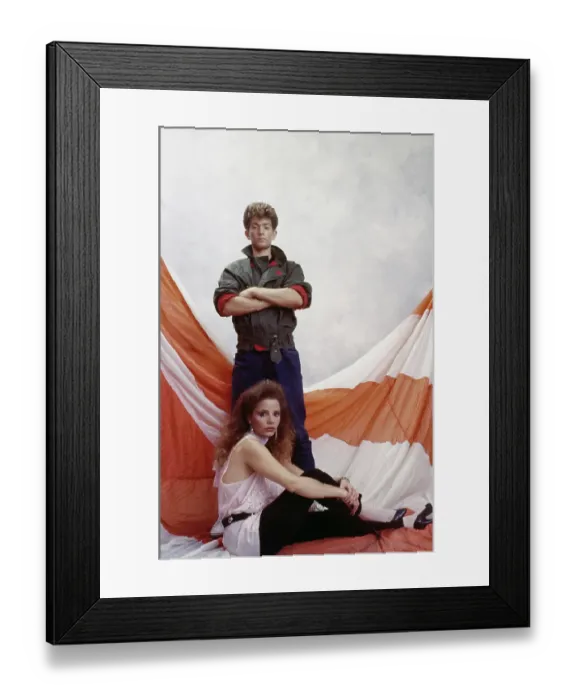 Framed Print : Eighties Fashion Shoot For Tiger Beat