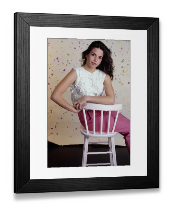 Framed Print : Eighties Fashion Shoot For Tiger Beat