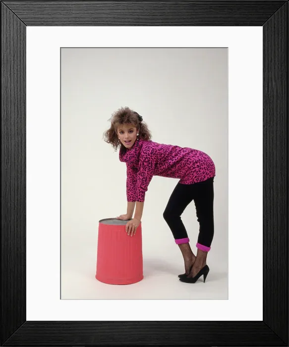 Framed Print : Eighties Fashion Shoot For Tiger Beat Framed Print : Eighties Fashion Shoot For Tiger Beat