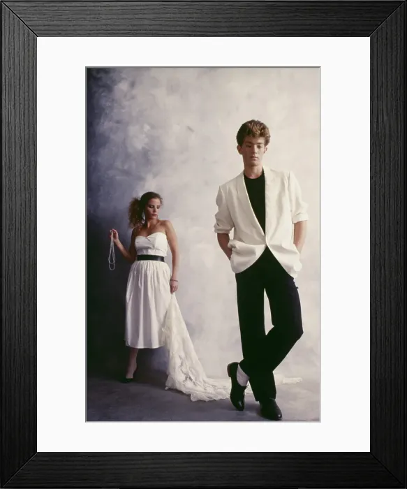 Framed Print : Eighties Fashion Shoot For Tiger Beat