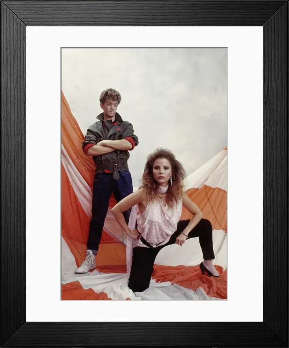 Framed Print : Eighties Fashion Shoot For Tiger Beat Framed Print : Eighties Fashion Shoot For Tiger Beat