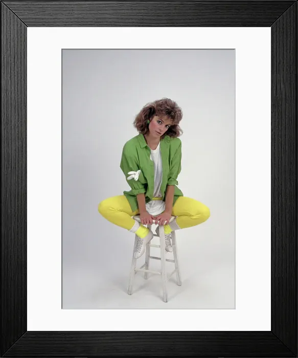 Framed Print : Eighties Fashion Shoot For Tiger Beat Framed Print : Eighties Fashion Shoot For Tiger Beat