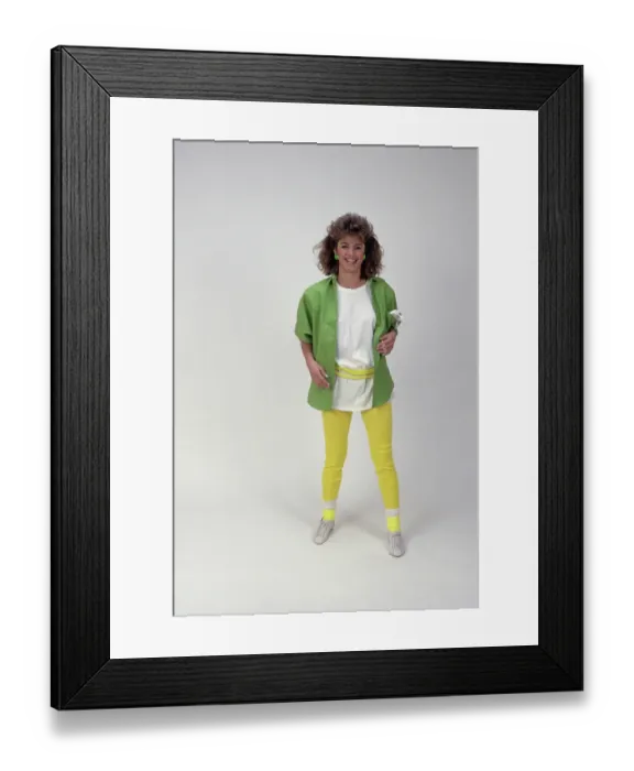 Framed Print : Eighties Fashion Shoot For Tiger Beat Framed Print : Eighties Fashion Shoot For Tiger Beat