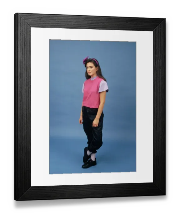 Framed Print : Eighties Fashion Shoot For Tiger Beat Framed Print : Eighties Fashion Shoot For Tiger Beat