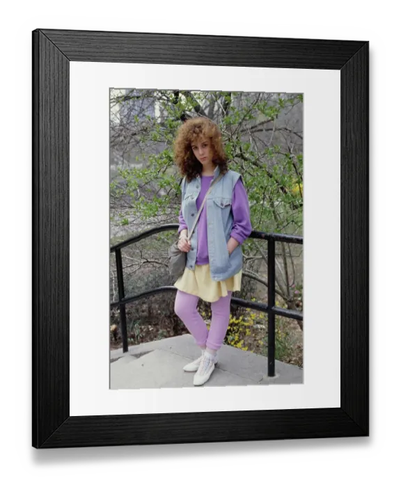 Framed Print : Eighties Fashion Shoot For Tiger Beat Framed Print : Eighties Fashion Shoot For Tiger Beat