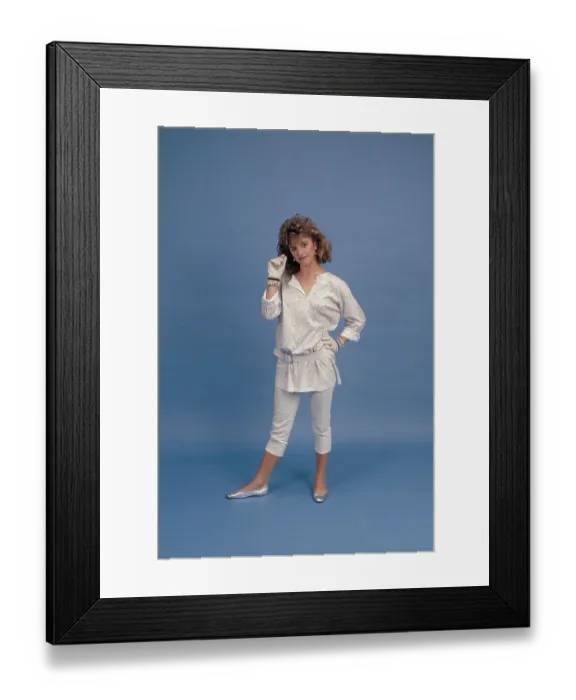 Framed Print : Eighties Fashion Shoot For Tiger Beat