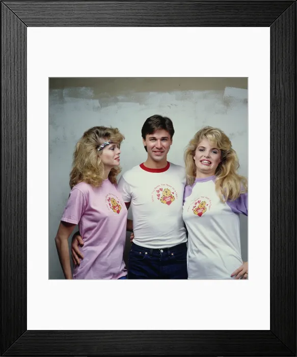 Framed Print : Eighties Fashion Shoot For Tiger Beat Framed Print : Eighties Fashion Shoot For Tiger Beat