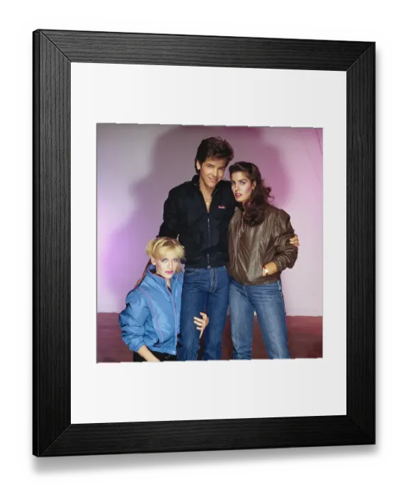 Framed Print : Eighties Fashion Shoot For Tiger Beat Framed Print : Eighties Fashion Shoot For Tiger Beat