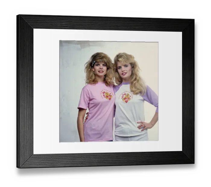 Framed Print : Eighties Fashion Shoot For Tiger Beat Framed Print : Eighties Fashion Shoot For Tiger Beat