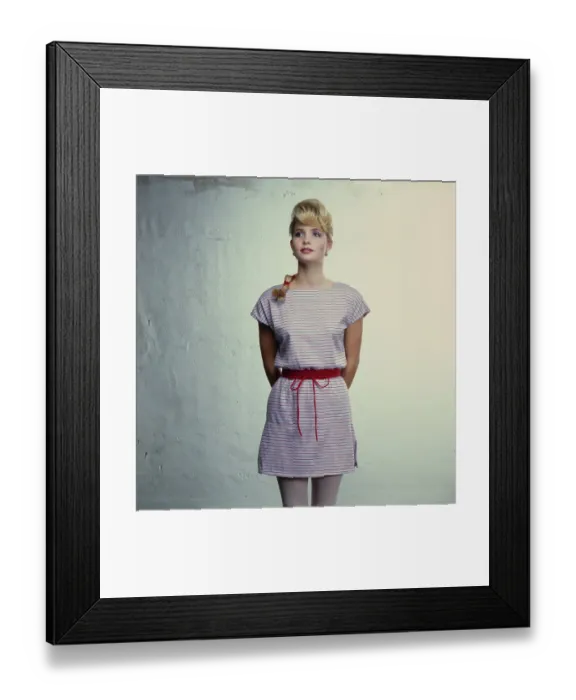 Framed Print : Eighties Fashion Shoot For Tiger Beat