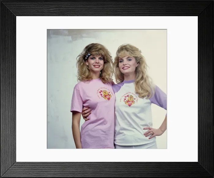 Framed Print : Eighties Fashion Shoot For Tiger Beat Framed Print : Eighties Fashion Shoot For Tiger Beat