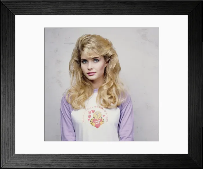 Framed Print : Eighties Fashion Shoot For Tiger Beat