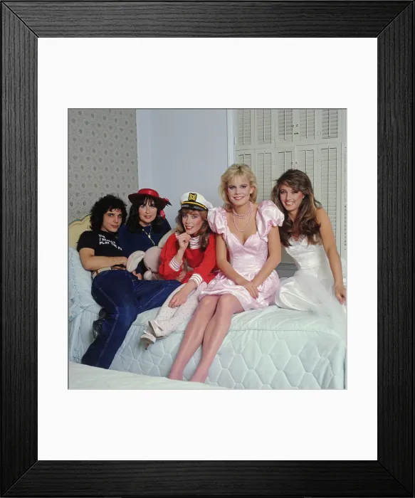 Framed Print : Eighties Fashion Shoot For Tiger Beat Framed Print : Eighties Fashion Shoot For Tiger Beat