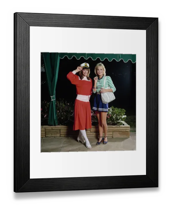 Framed Print : Eighties Fashion Shoot For Tiger Beat Framed Print : Eighties Fashion Shoot For Tiger Beat