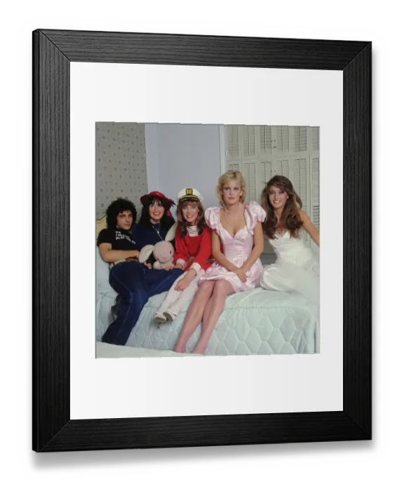 Framed Print : Eighties Fashion Shoot For Tiger Beat Framed Print : Eighties Fashion Shoot For Tiger Beat